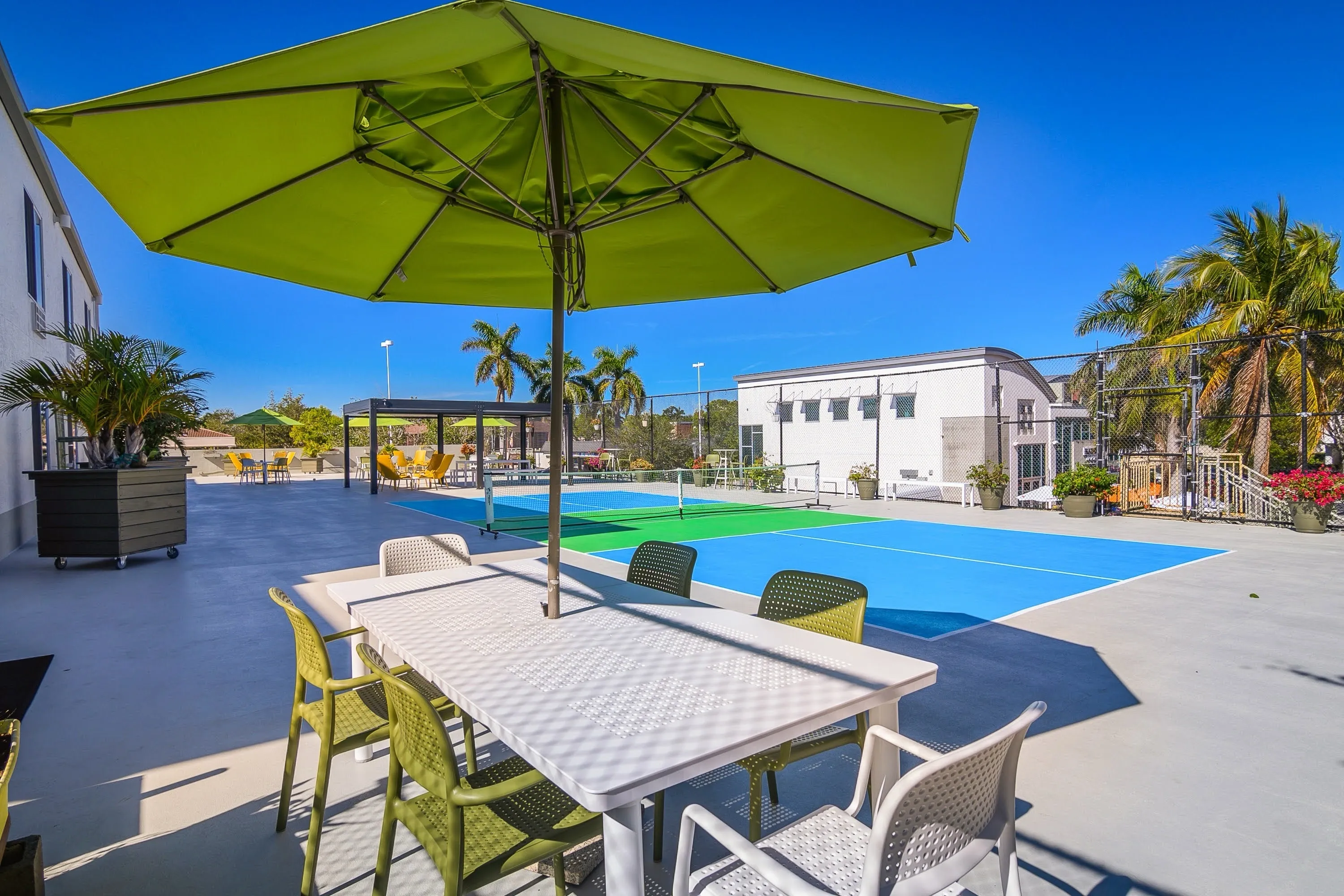 Outdoor Pickleball Court