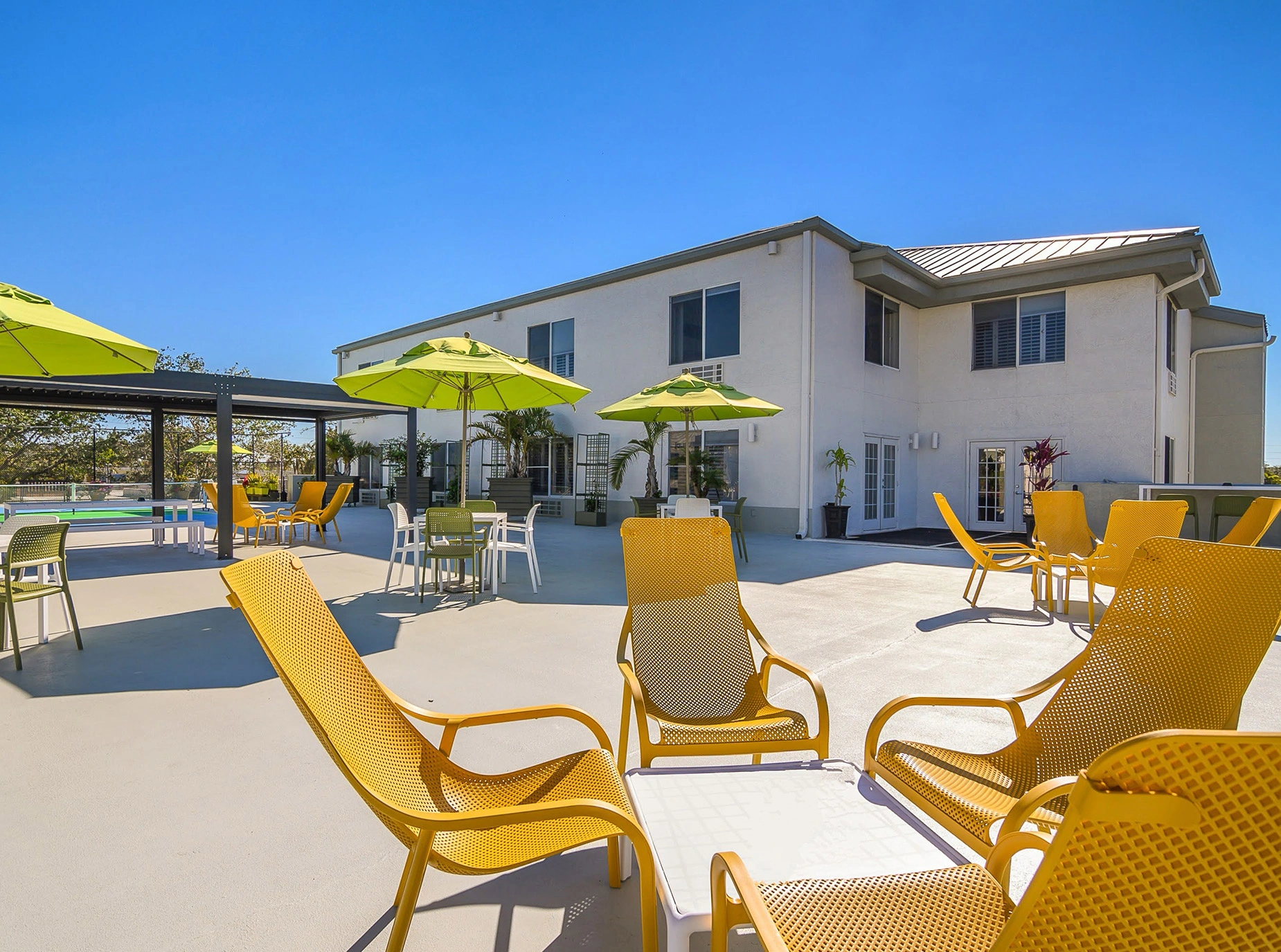 Sunny Outdoor Terrace